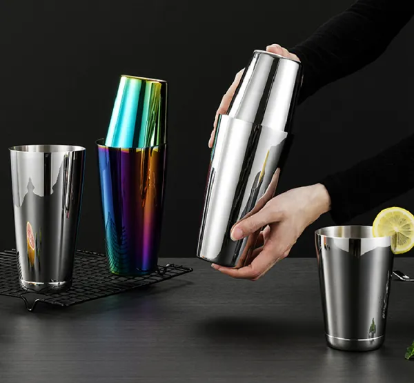 cheap metal boston shaker bar