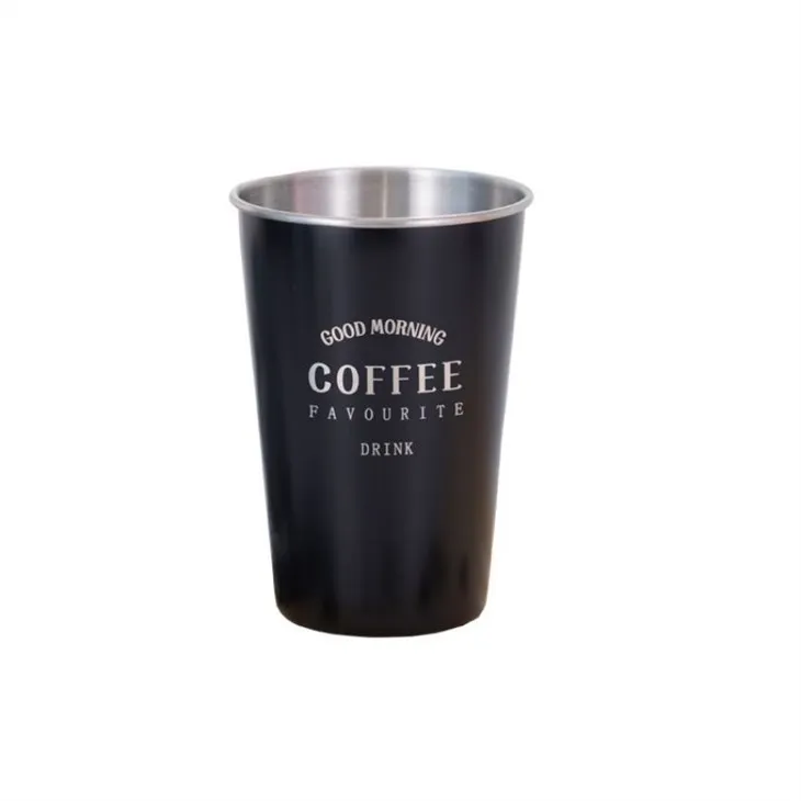 Stainless Steel Cups Metal Pint Cups