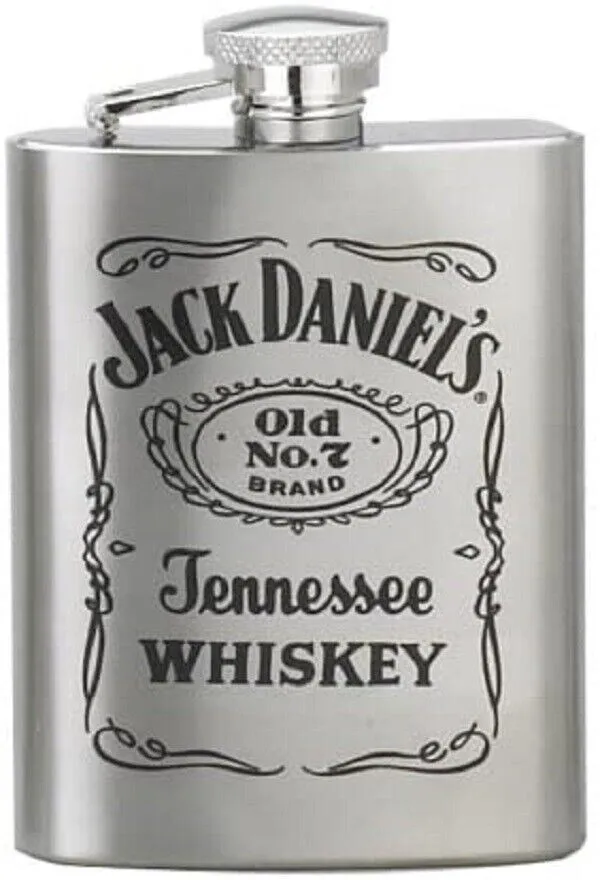 Jack Daniels 8 oz rustfrit stål hofte kolbe