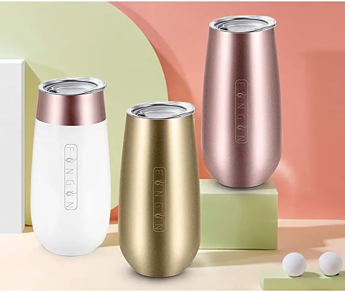 Champagne-krus i rustfrit stål