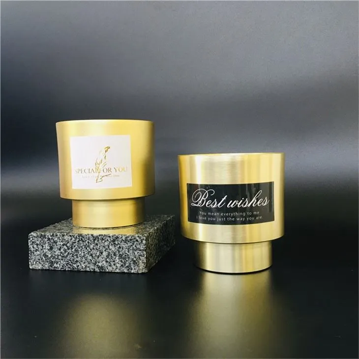 Kreativ candle cup trin aluminium kop