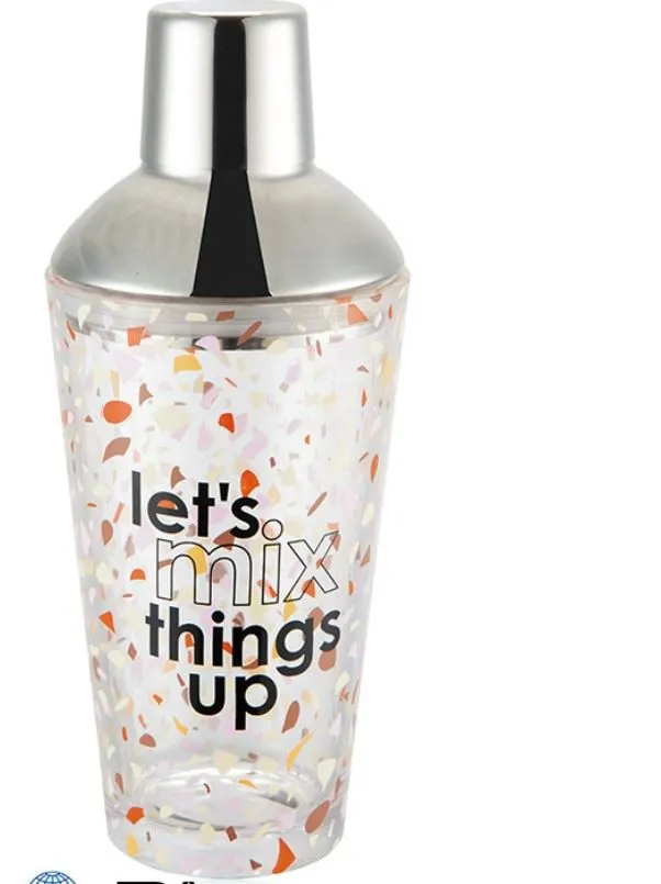 Cocktailshaker i krystalglasskala