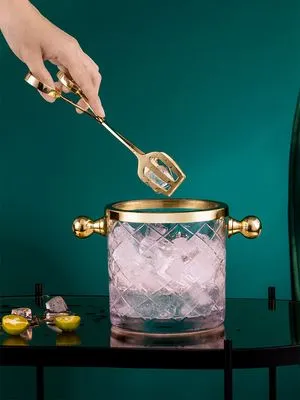 Glasis spand med håndtag