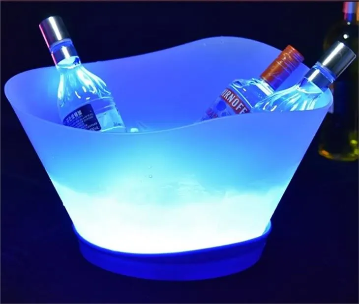 Lys op Led Champagne Ice Bucket