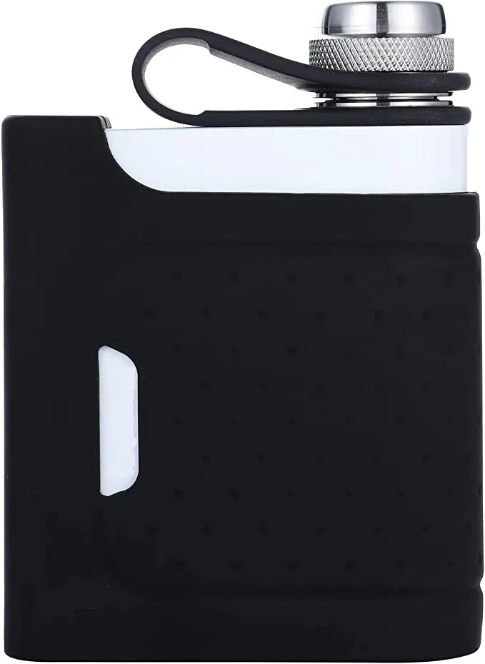 Slæskort rustfrit stål hofte kolbe