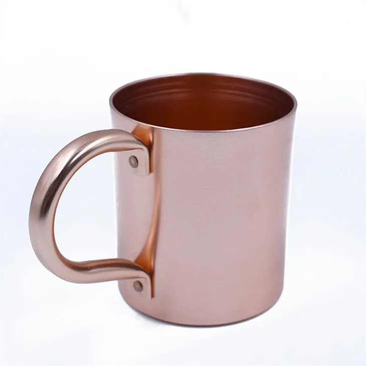 Oxideret roseguld aluminium kop