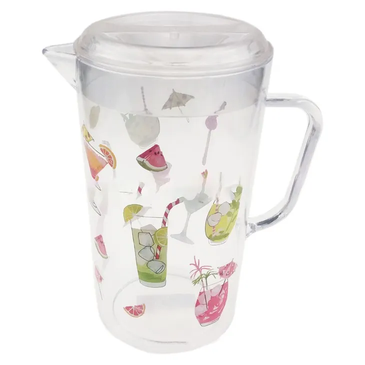 Plastikkande med låg