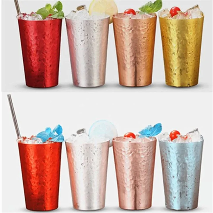 Rene farverige aluminiumskopper