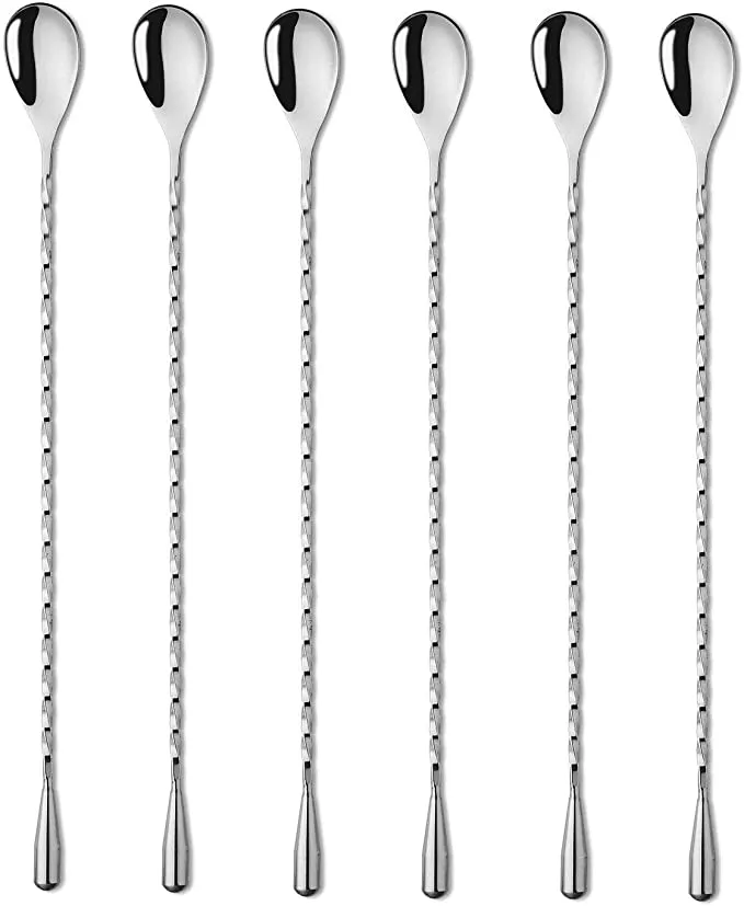 Swizzle ske af rustfrit stål