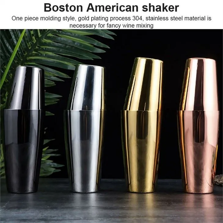 Drik Boston Shaker i rustfrit stål