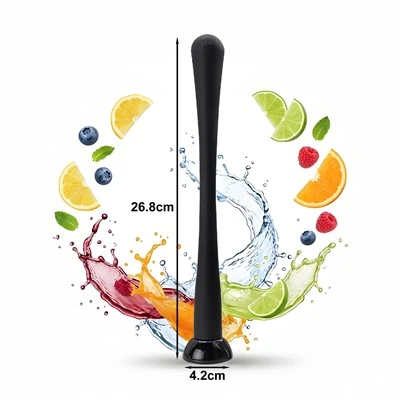 26,8 cm letvægts Cocktail Muddler i plast